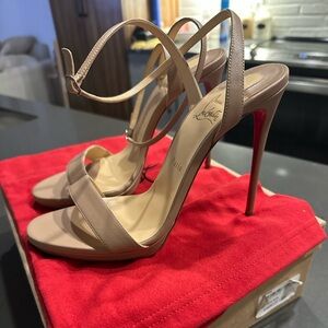 Christian Louboutin Loubi Queen 120mm Heels